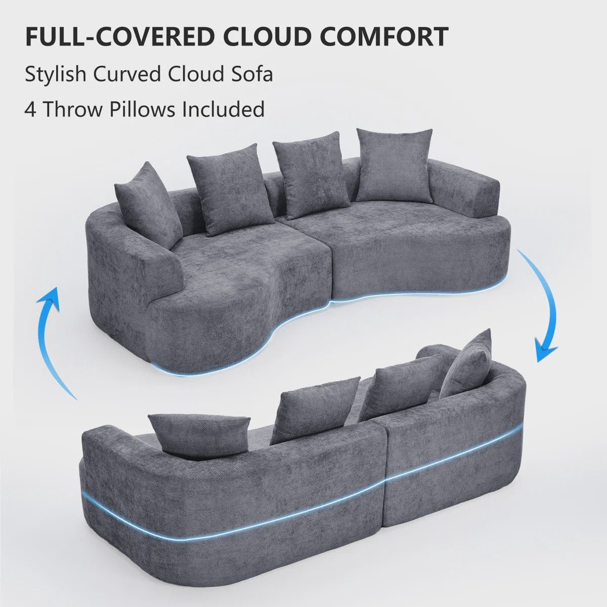 Curved Cloud Sofa