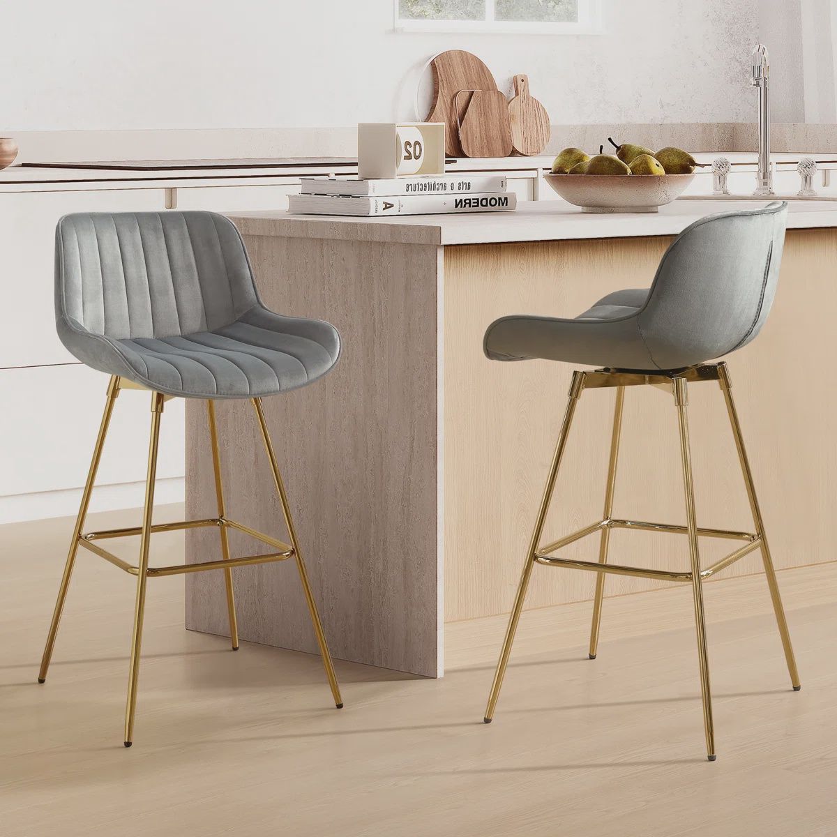 Everly Swivel Counter Stools 2pk.
