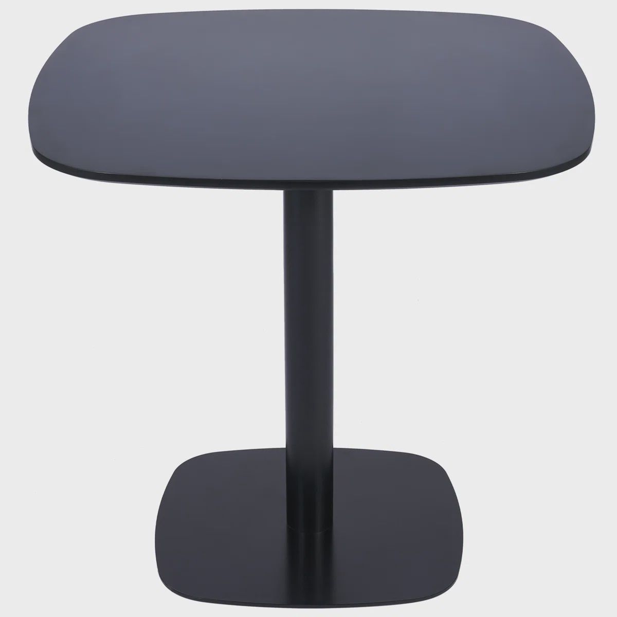 32in Square Dining Table, Black