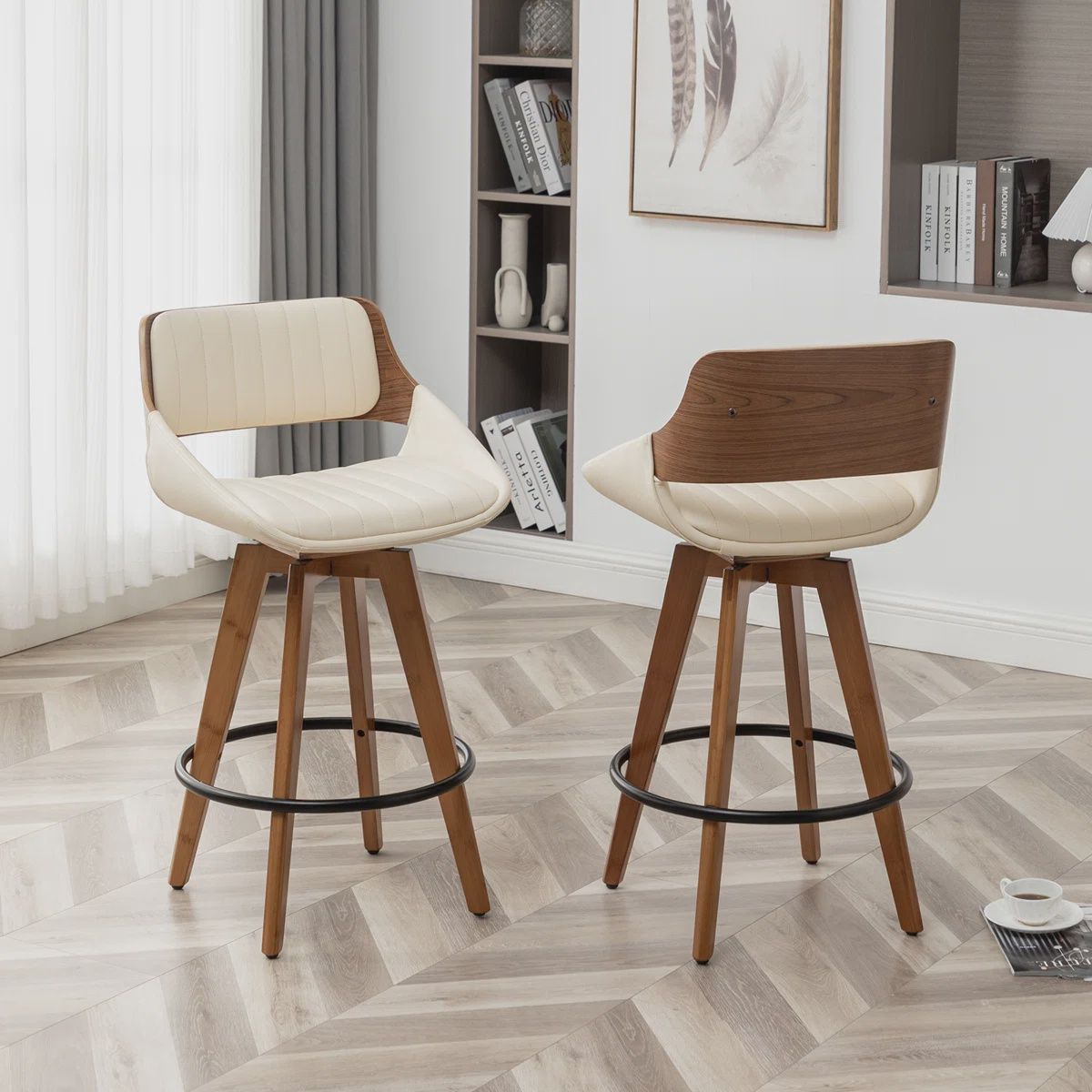 Jobani Swivel Stools 2PK.