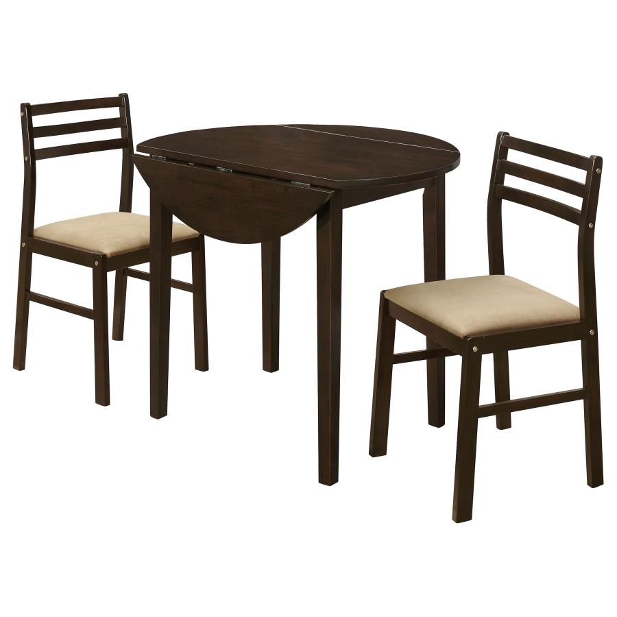 3PC Dining Set (Brown)