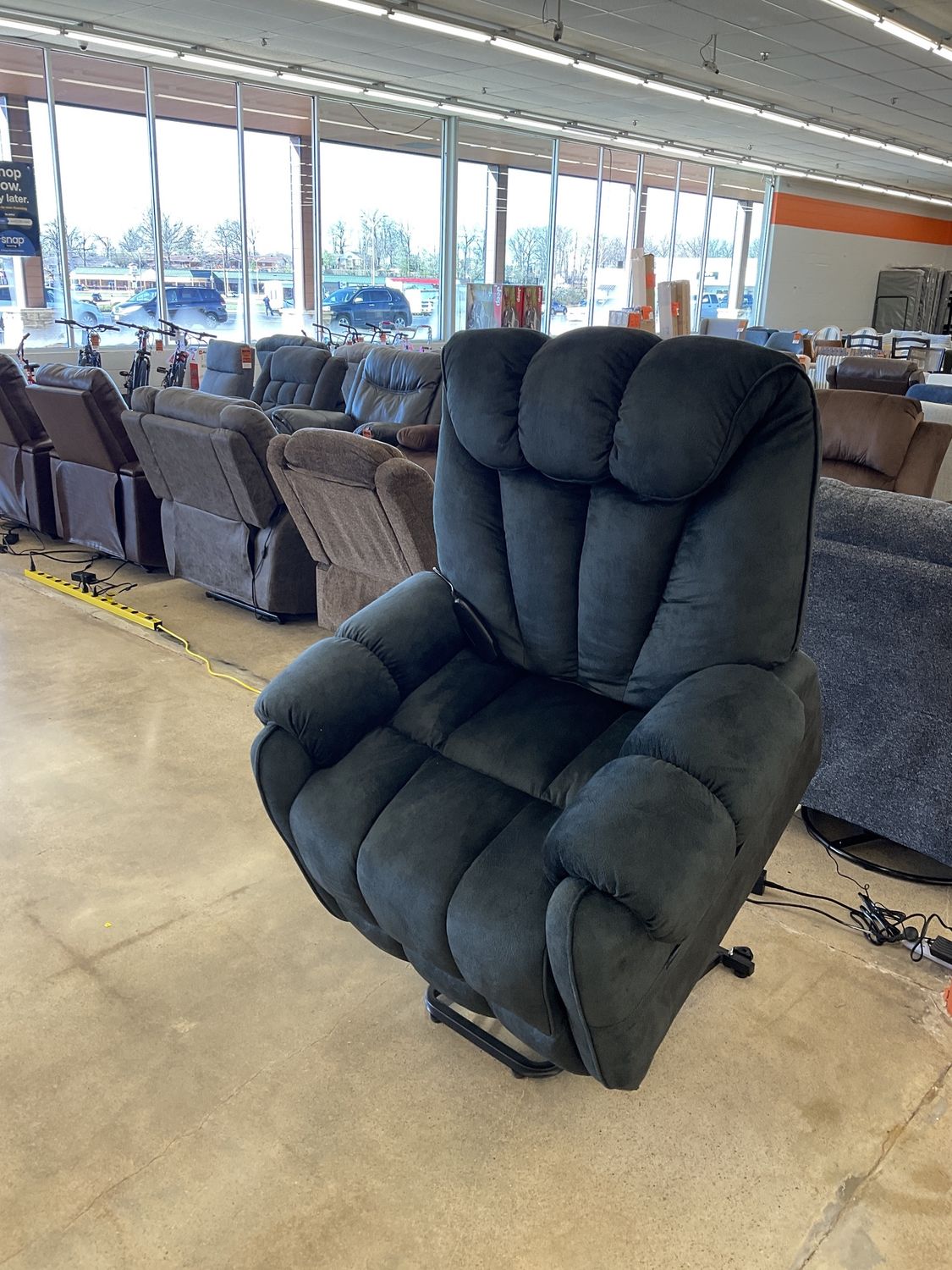 Chenille Massage Lift Chair