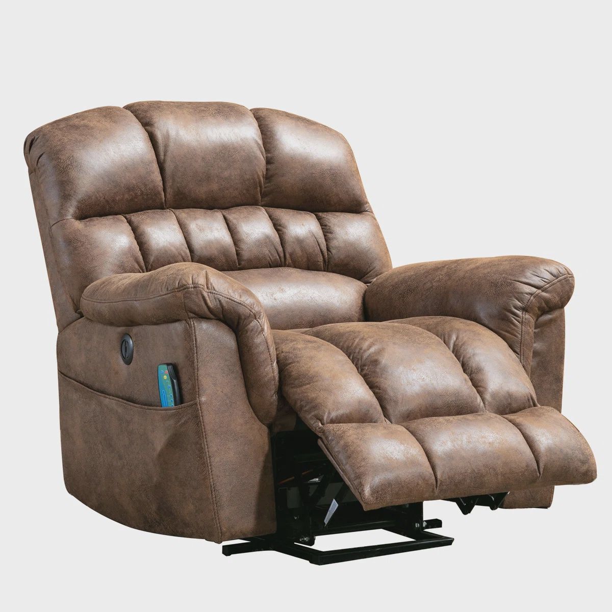 Brown Large Power Lift Recliner
