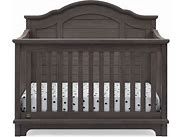 6-in-1 Convertible Crib, Dark Grey