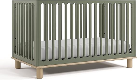 Storkcraft Sicily 3-in-1 Convertible Crib, Green