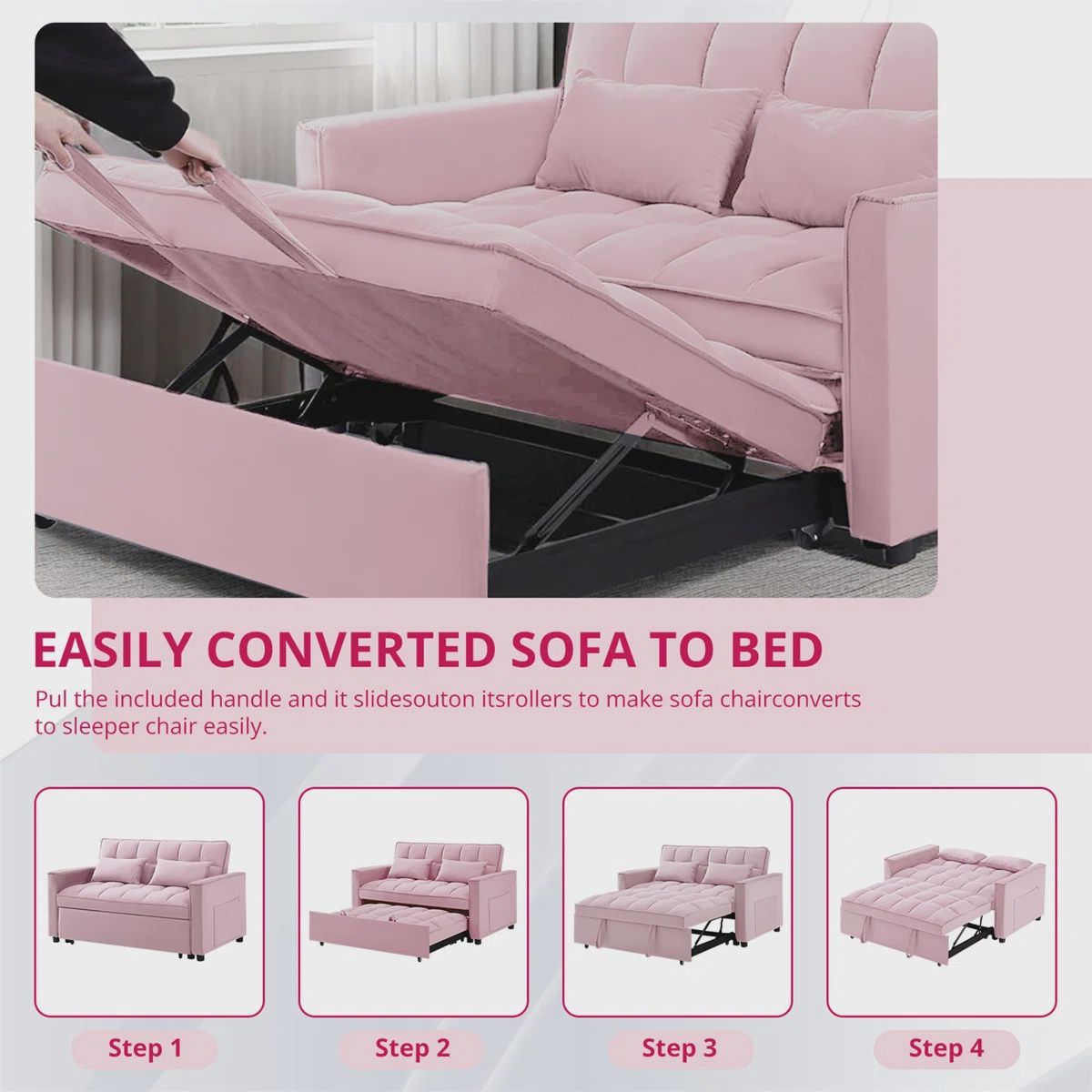 Montevia 3 in 1 Sleeper Sofa