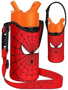 Insulated Water Bottle Carrier- Spiderman