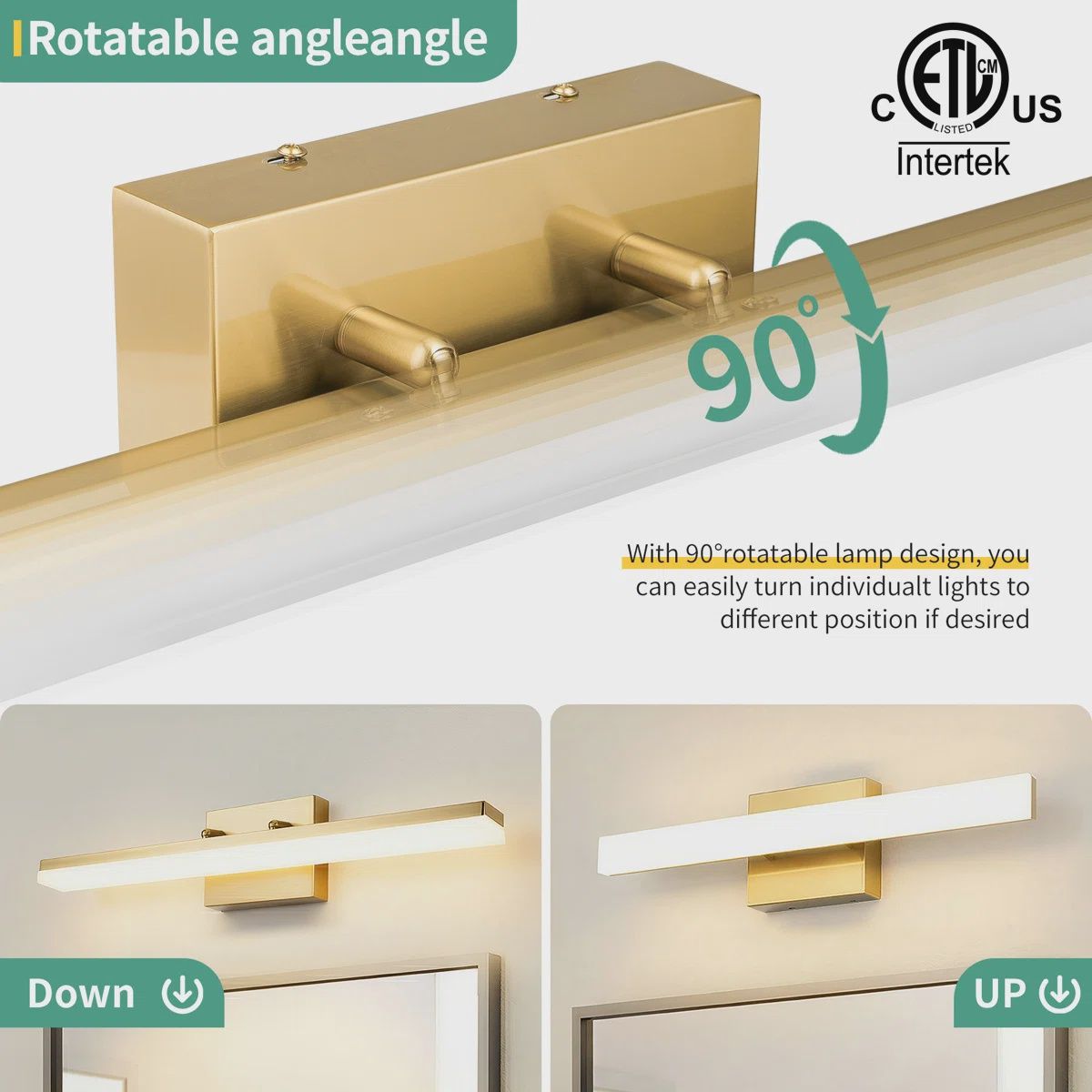 Alfonzia LED 24W Bath Bar