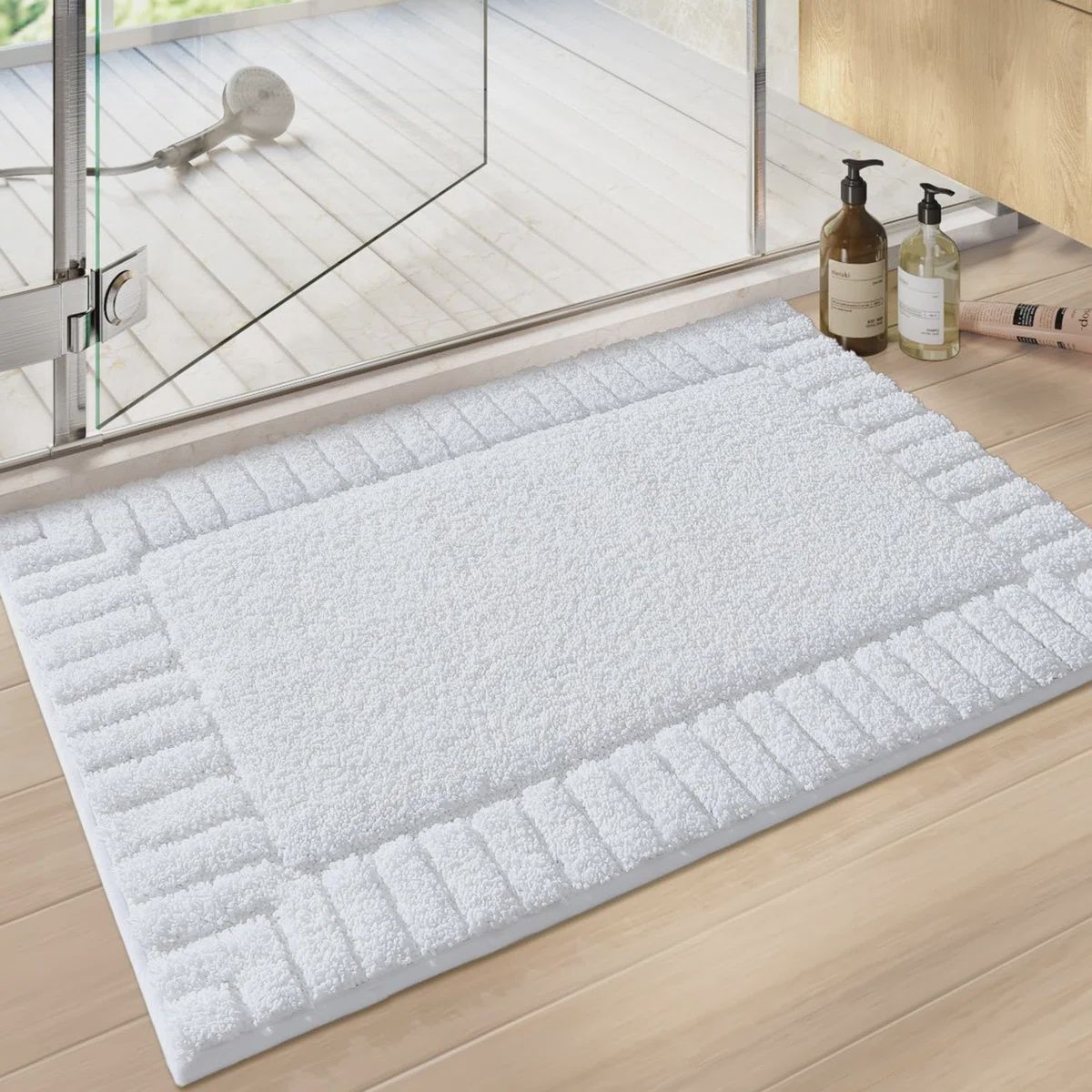 Kaziyah Microfiber Bath Rug