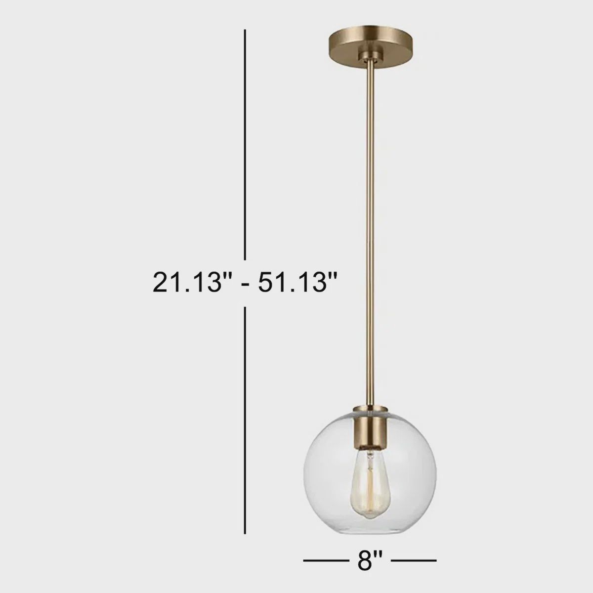 Childerley 1 Light Sphere Pendant