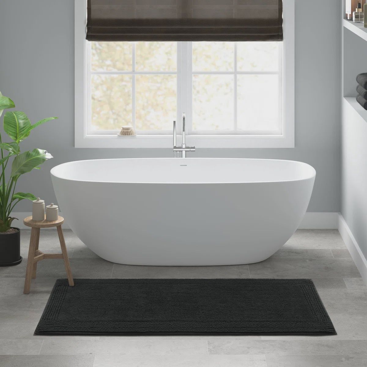 Splendor Cotton Bath Rug, 2x5