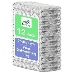 Steel Wool Non-Scratch Wire Dishcloth (12PK)