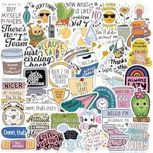 50PC Funny Sarcastic Stickers