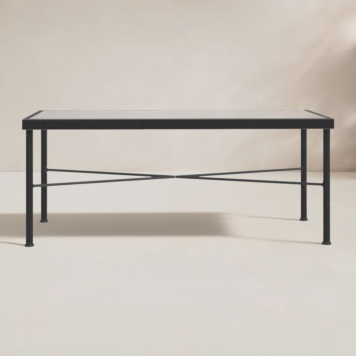 Lucifer Glass Top Patio Table