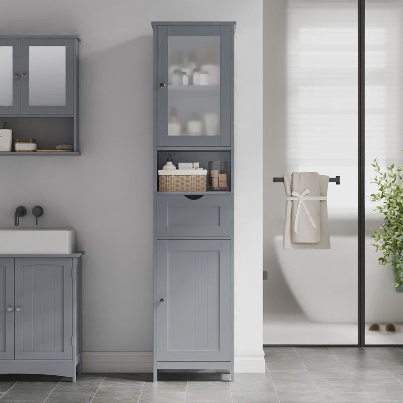 Mystic Gray Freestanding Cabinet