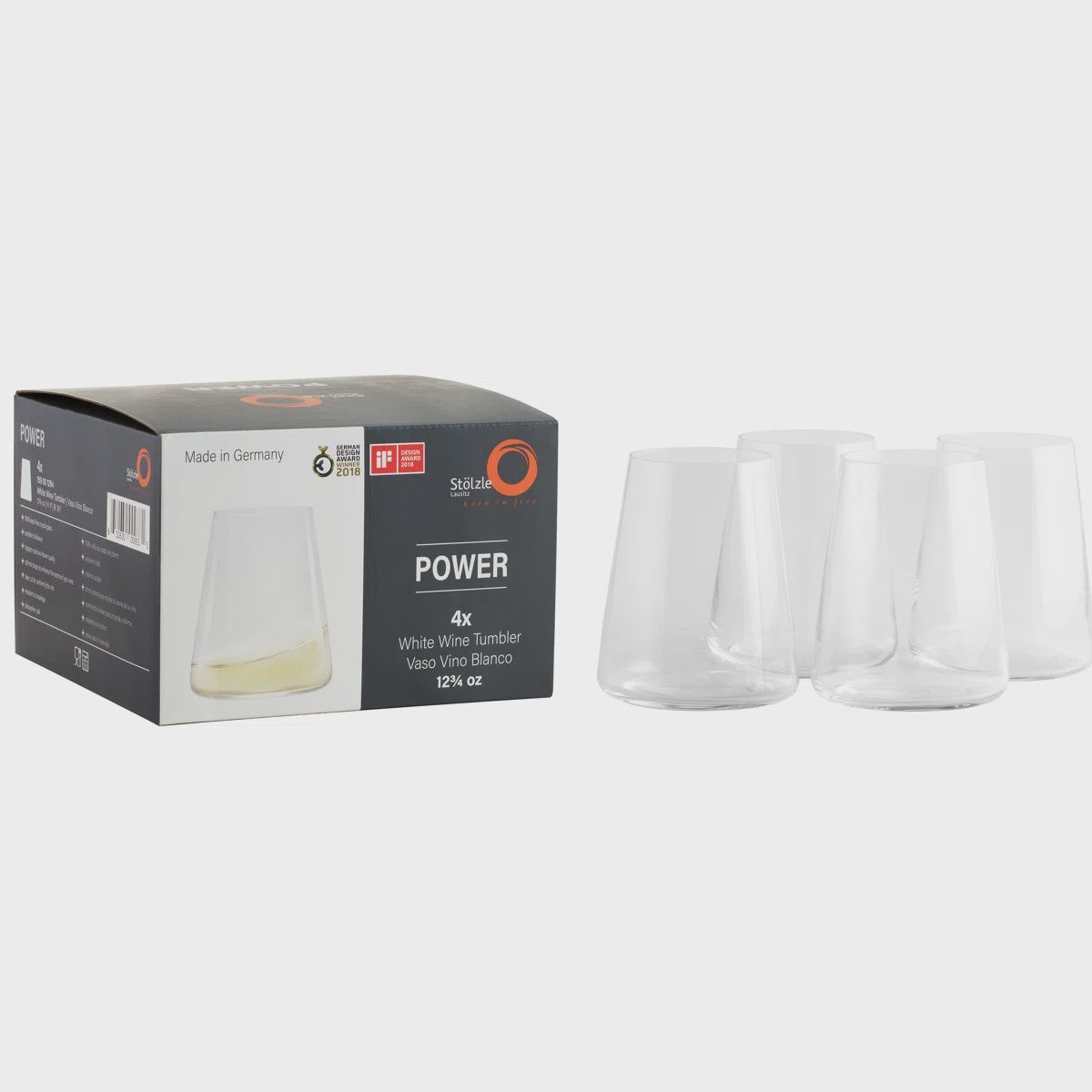 Power Stemless Wine Glasses