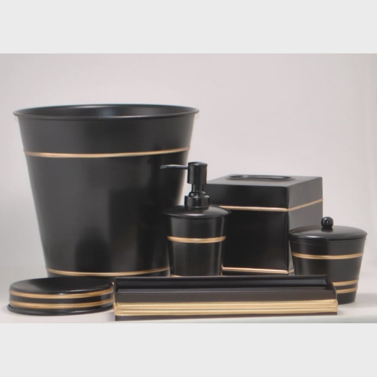 Bronze Bathroom Accessory Set (6 Pc)