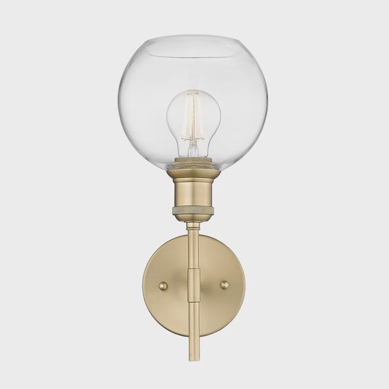 Aamin 1 Light Globe Wall Sconce
