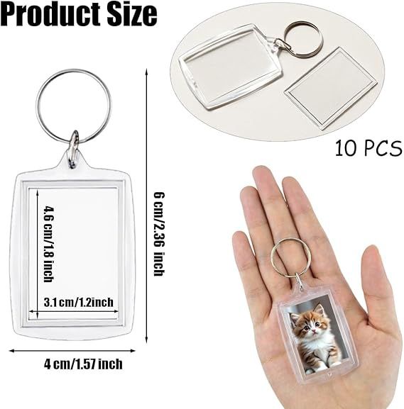 Key Chain Photo Holder