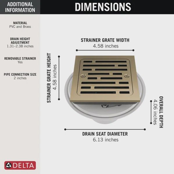 Tile- In Shower Drain