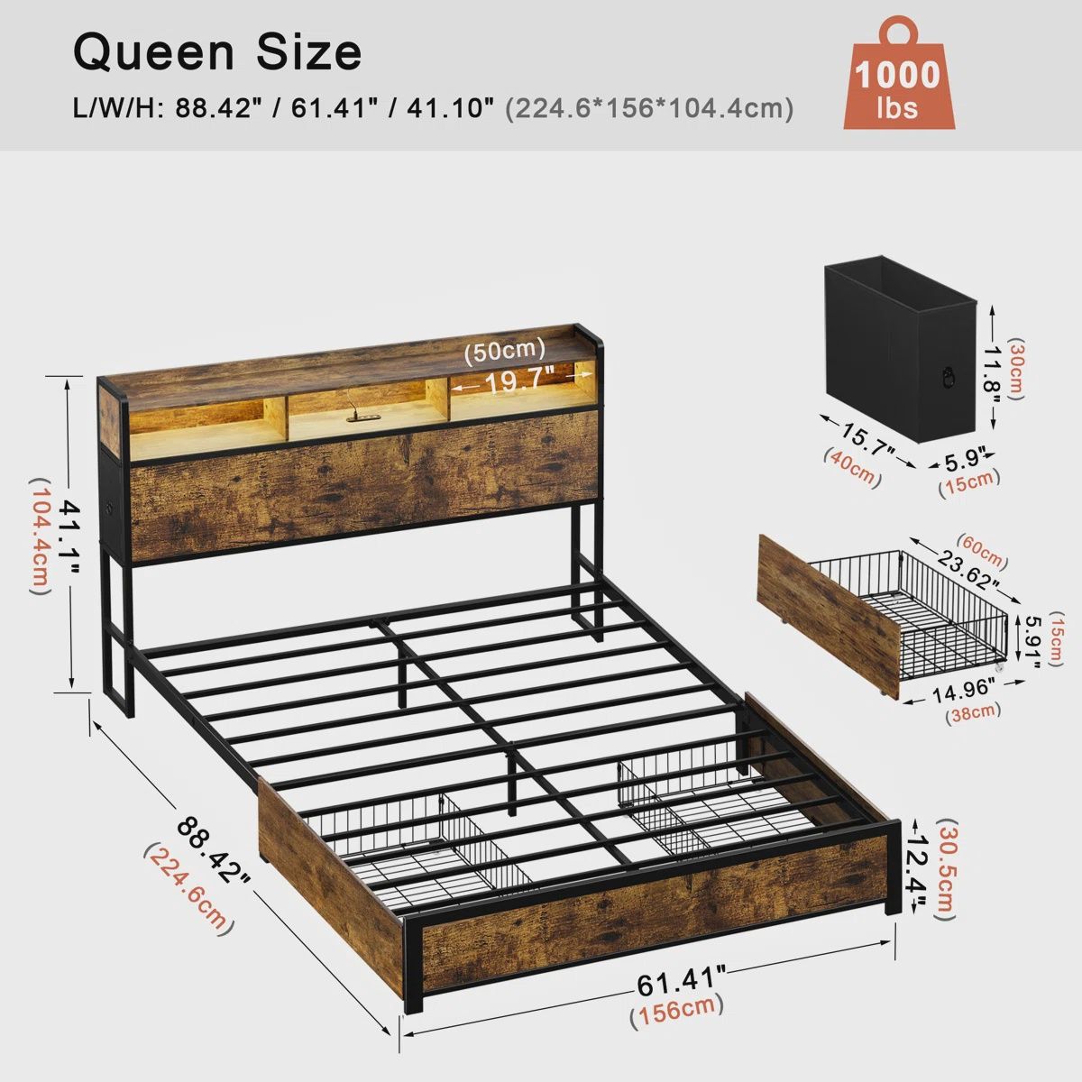 Antioch Queen Bed