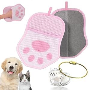 Pink Hair Removal Glove