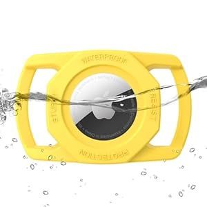 Airtag Holder, Yellow