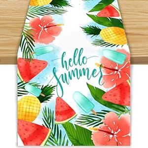 Hello Summer Table Runner