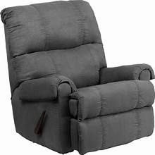Gray Rocker Manual Lever Recline
