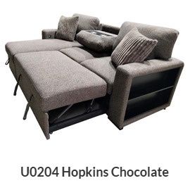 Hopkins Chocolate Media Sleeper with Storage