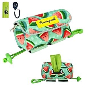 Dog Treat/Poop Bag Holder- Watermelon