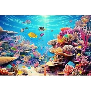 Aquarium Background Paradise Tropical Fish and Coral Reef
