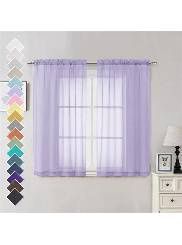 Sheer Lavendar 2pk Panels, 54in