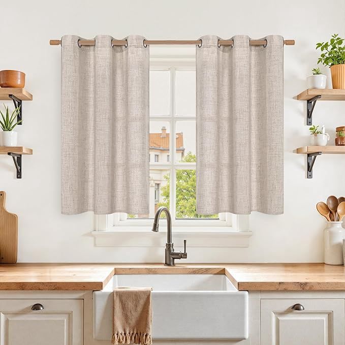 YoungTex Brown &amp; Gold Panels 2PK, 42 x 40