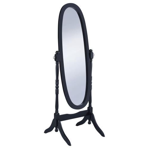 Cheval Mirror, Black