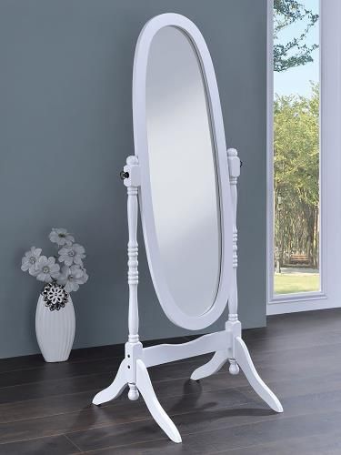 Cheval Mirror, White