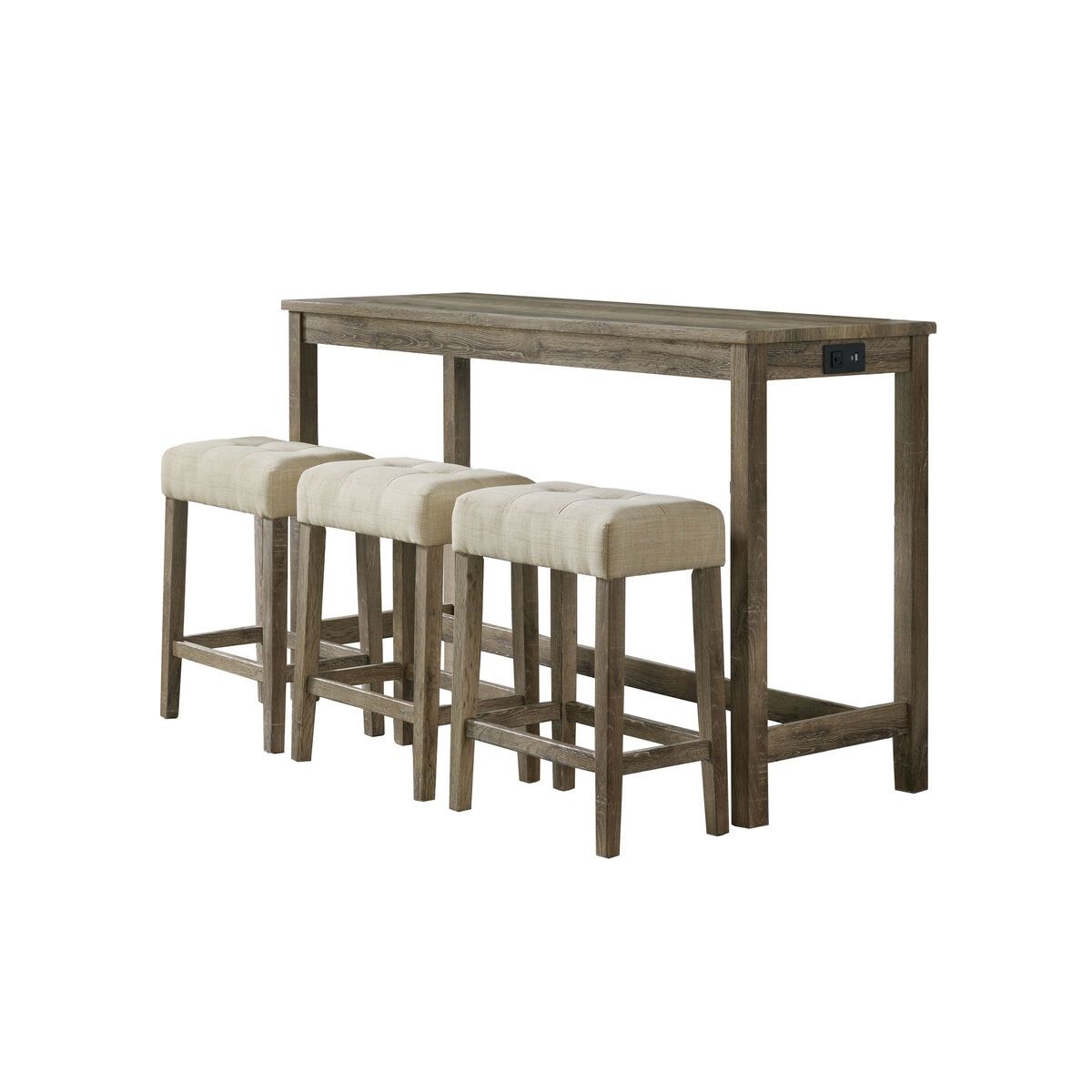 Oak Lawn Bar Table and Stools