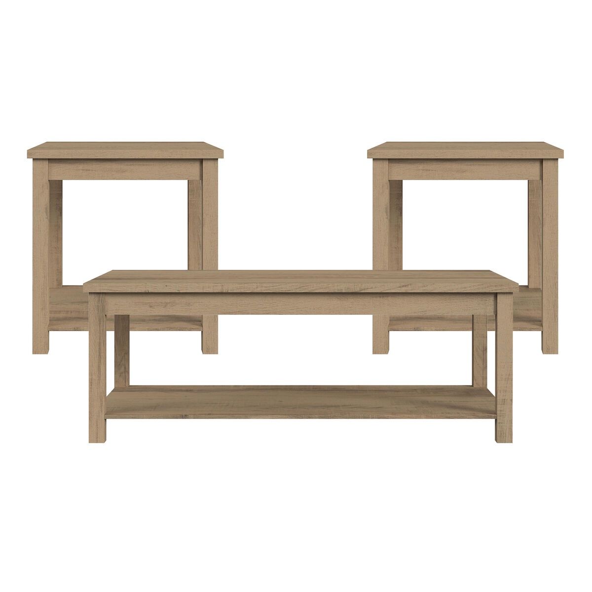 Eleanor 3 Piece Coffee Table Set
