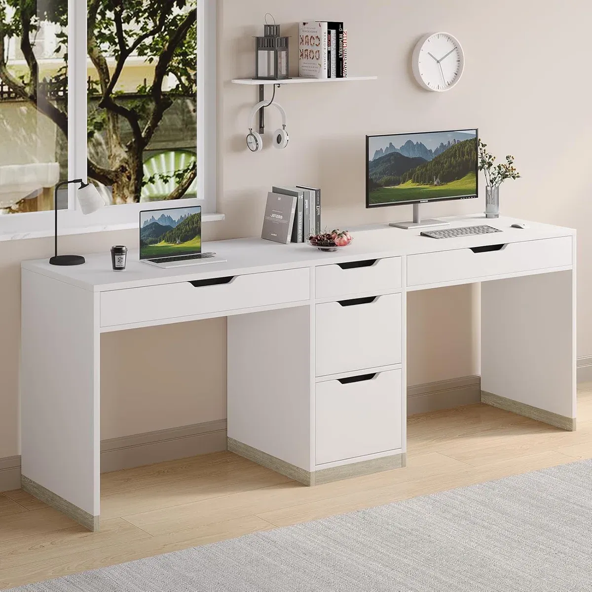 78in Two Person Desk