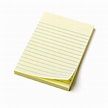 Wide  Ruled Sticky Note Pad