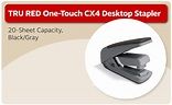 Tru Red Essentials One Touch Stapler