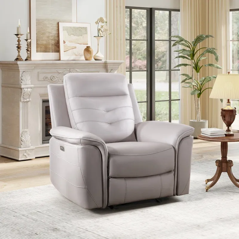 Altero Cream power recliner