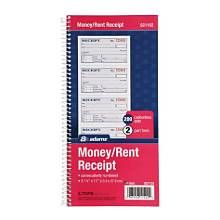 Adams Money/Rent Receipt Book