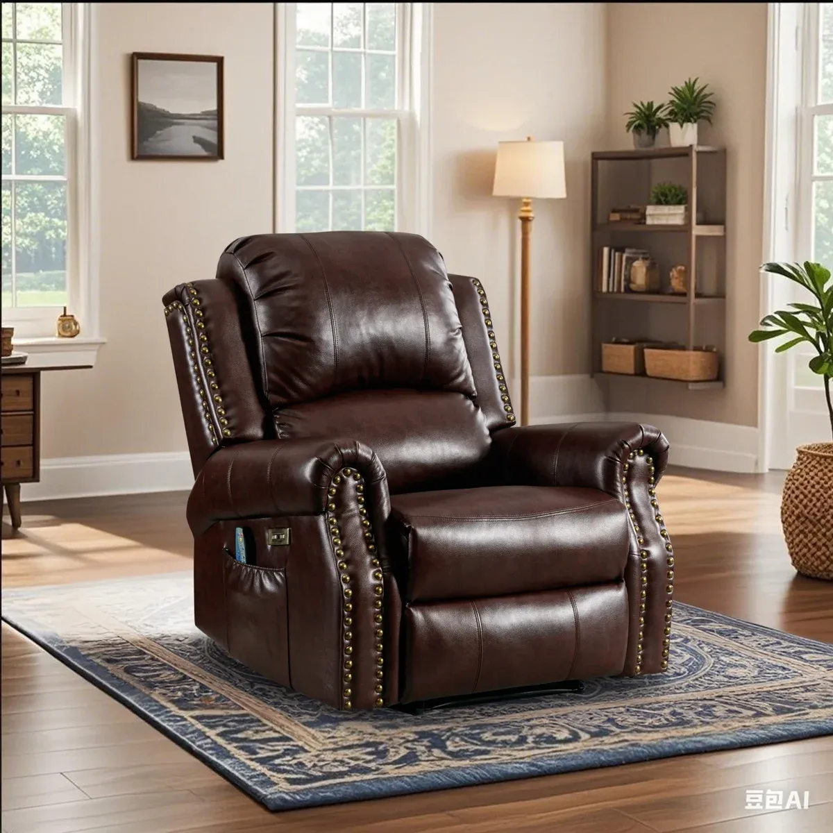 Maxwellton Power Recliner with Heat and Massage