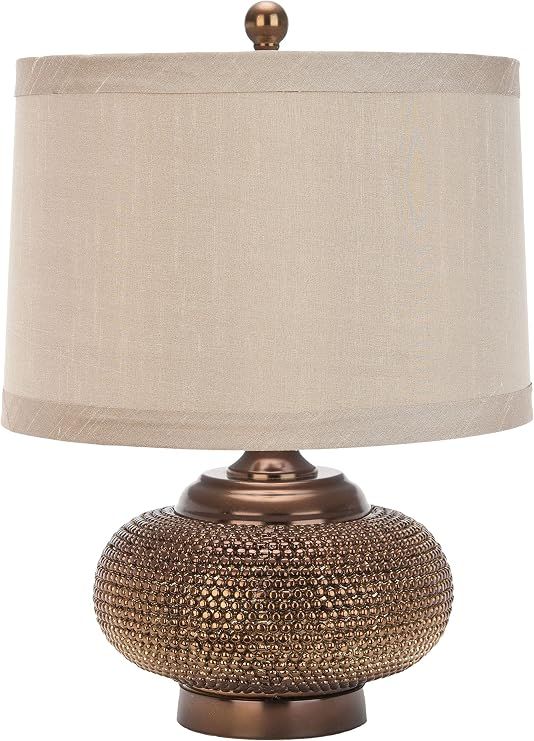 SAFAVIEH Lighting Collection Alexis Modern Farmhouse Gold Bead 19-inch Table Lamp