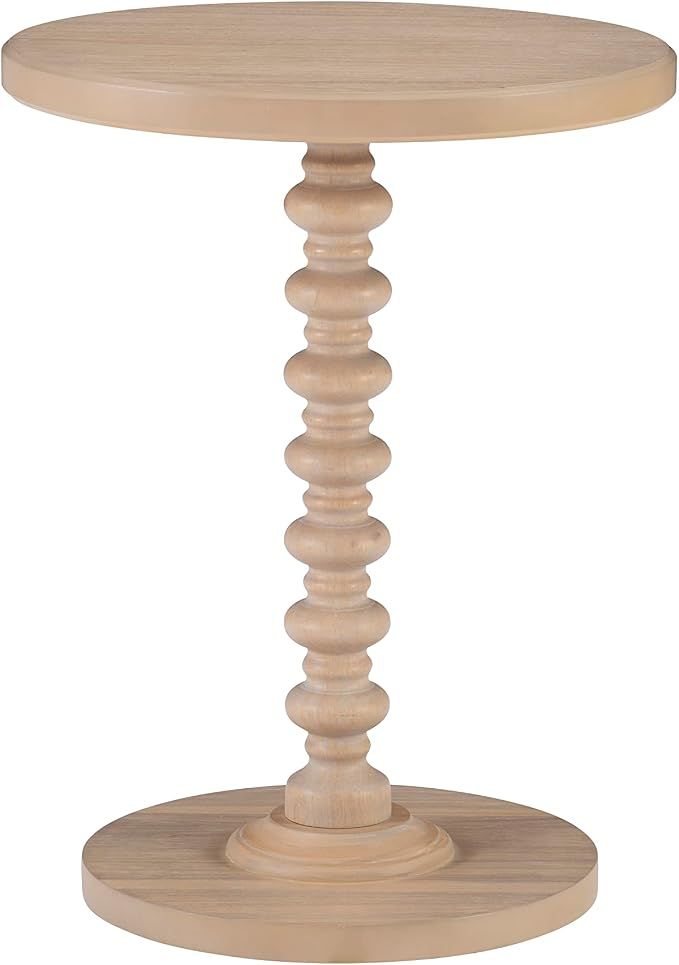 Powell Natural Wood Side Table