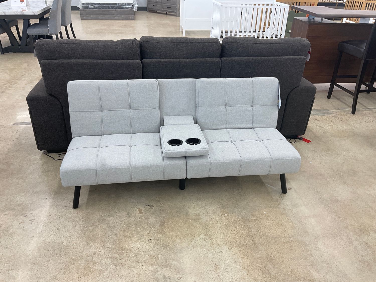 Gray Serta Futon
