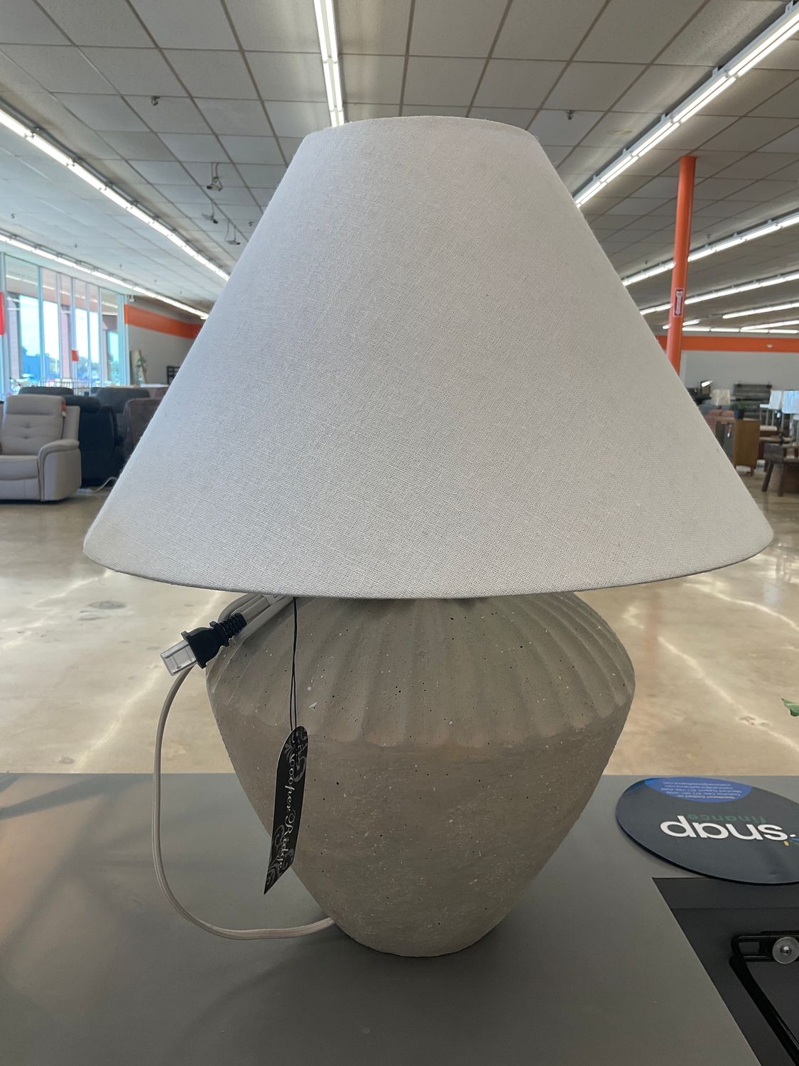 Ceramic Tan Table Lamp