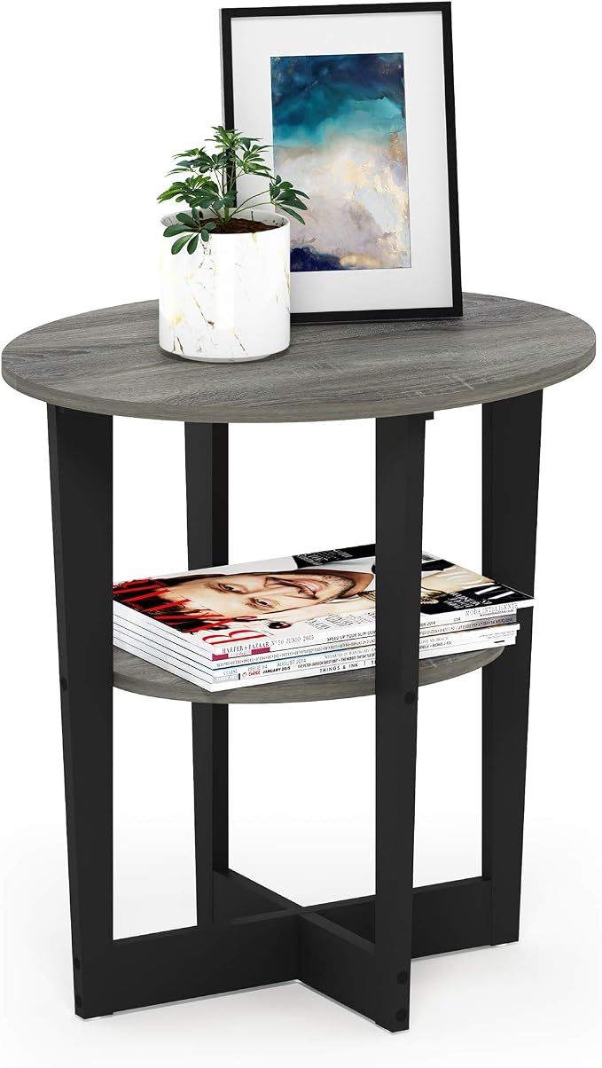 Jaya Side Table (Black&amp;Gray)