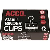 Acco small binder clips